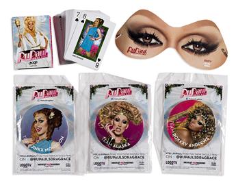 RuPaul (1960- ) Collection of memorabilia from RuPauls Drag Race.